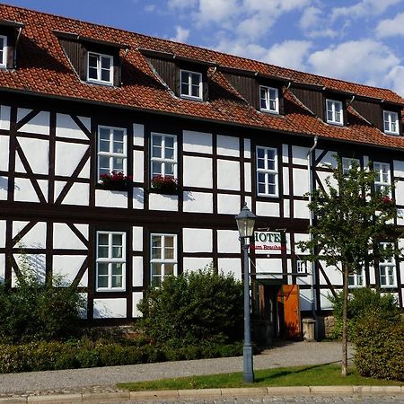 Hotel Zum Brauhaus Quedlinburg Bagian luar foto