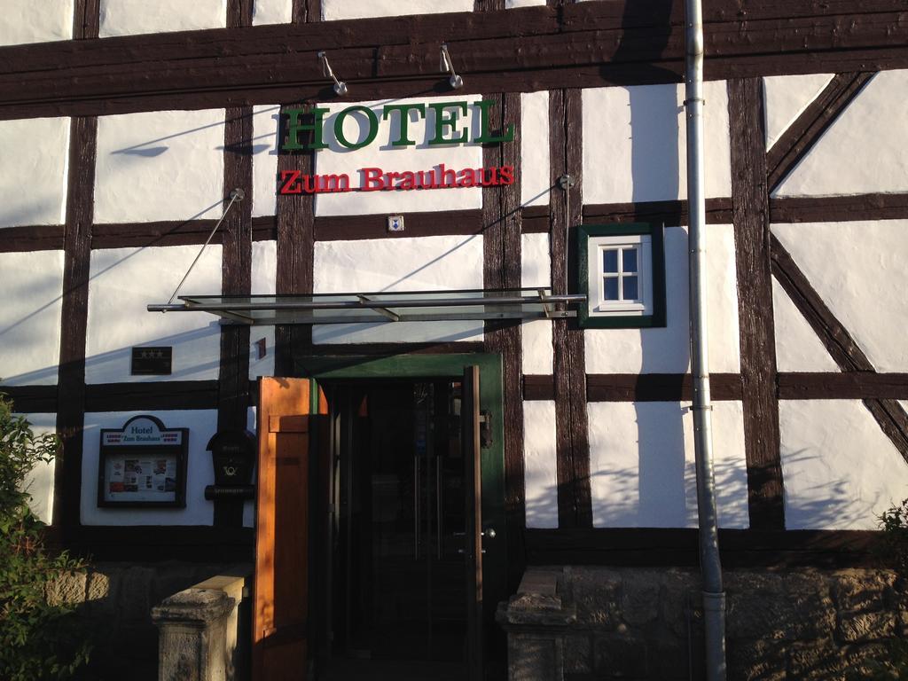 Hotel Zum Brauhaus Quedlinburg Bagian luar foto