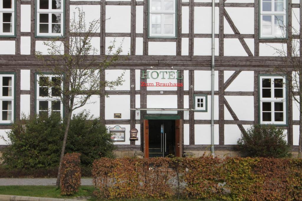 Hotel Zum Brauhaus Quedlinburg Bagian luar foto