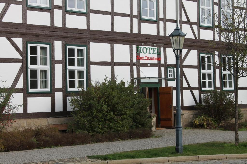 Hotel Zum Brauhaus Quedlinburg Bagian luar foto