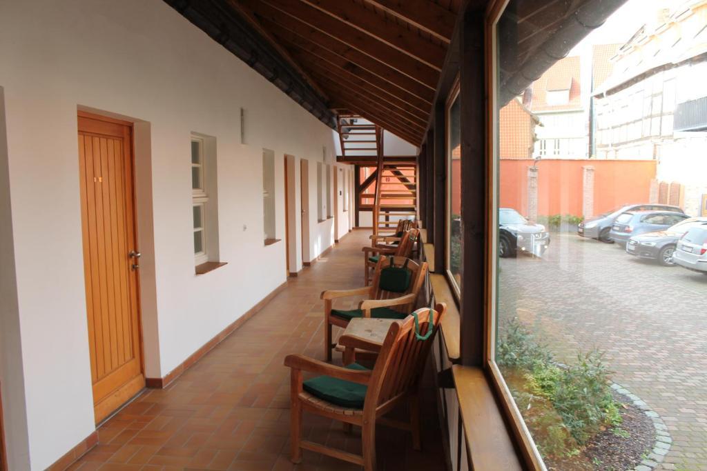 Hotel Zum Brauhaus Quedlinburg Bagian luar foto