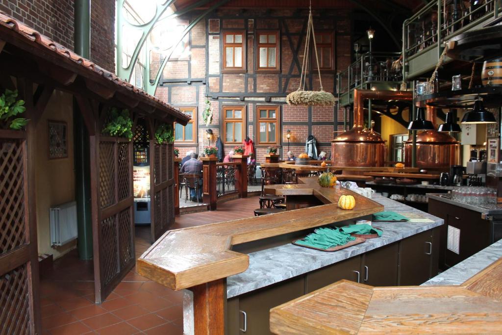 Hotel Zum Brauhaus Quedlinburg Bagian luar foto