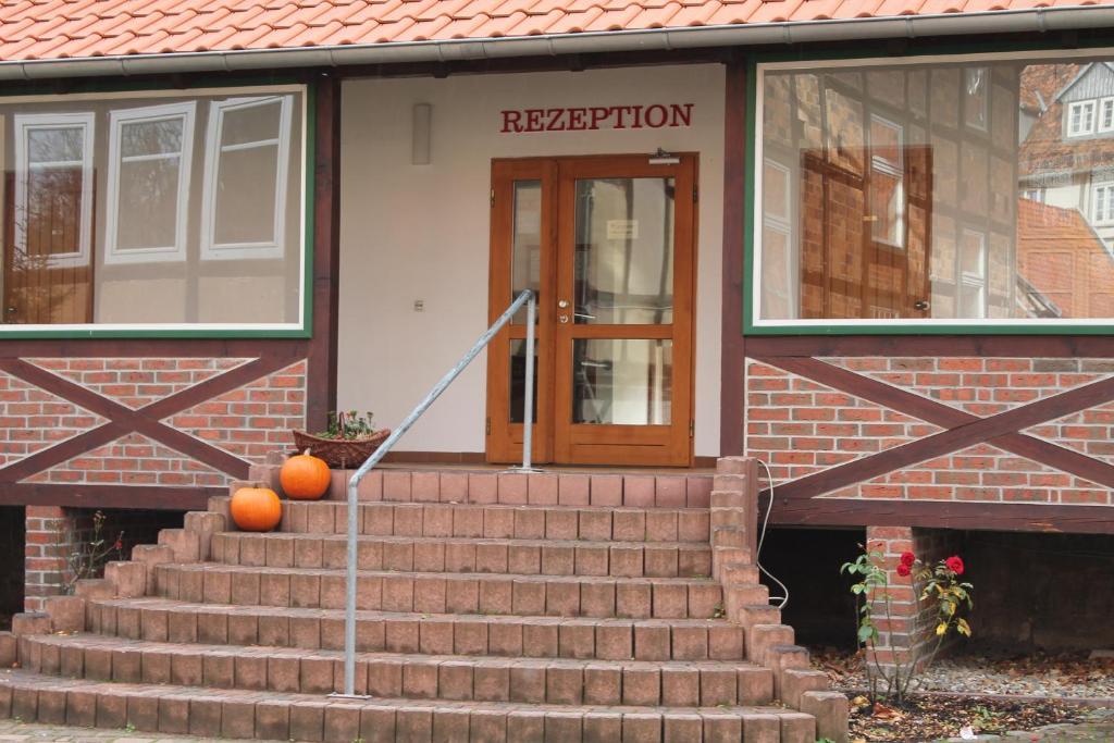 Hotel Zum Brauhaus Quedlinburg Bagian luar foto
