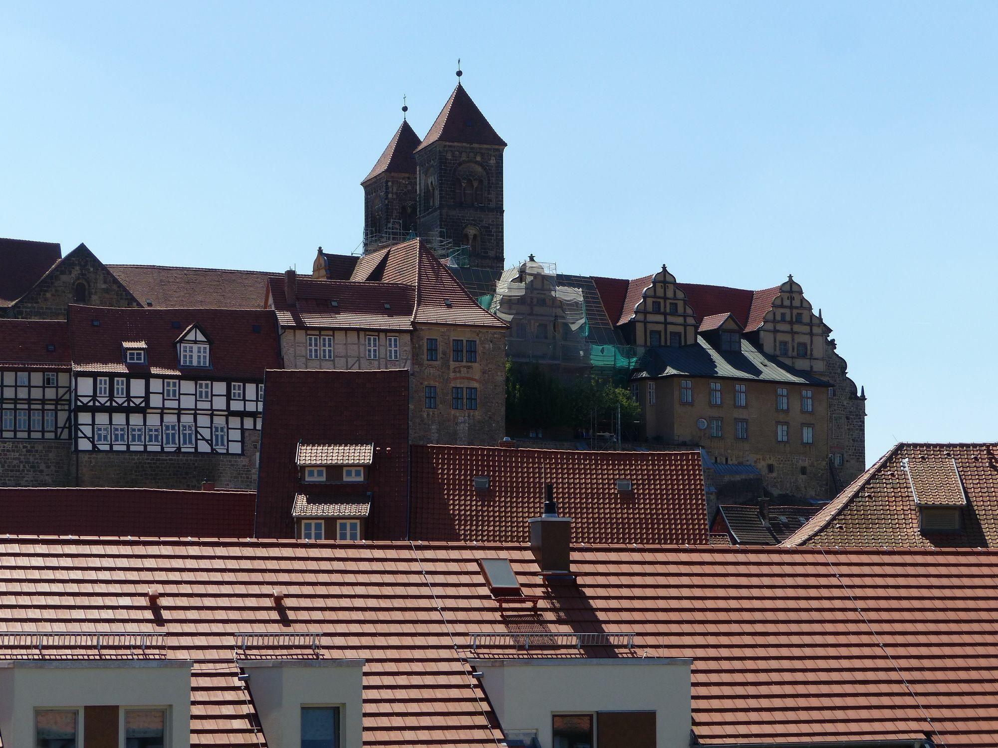 Hotel Zum Brauhaus Quedlinburg Bagian luar foto