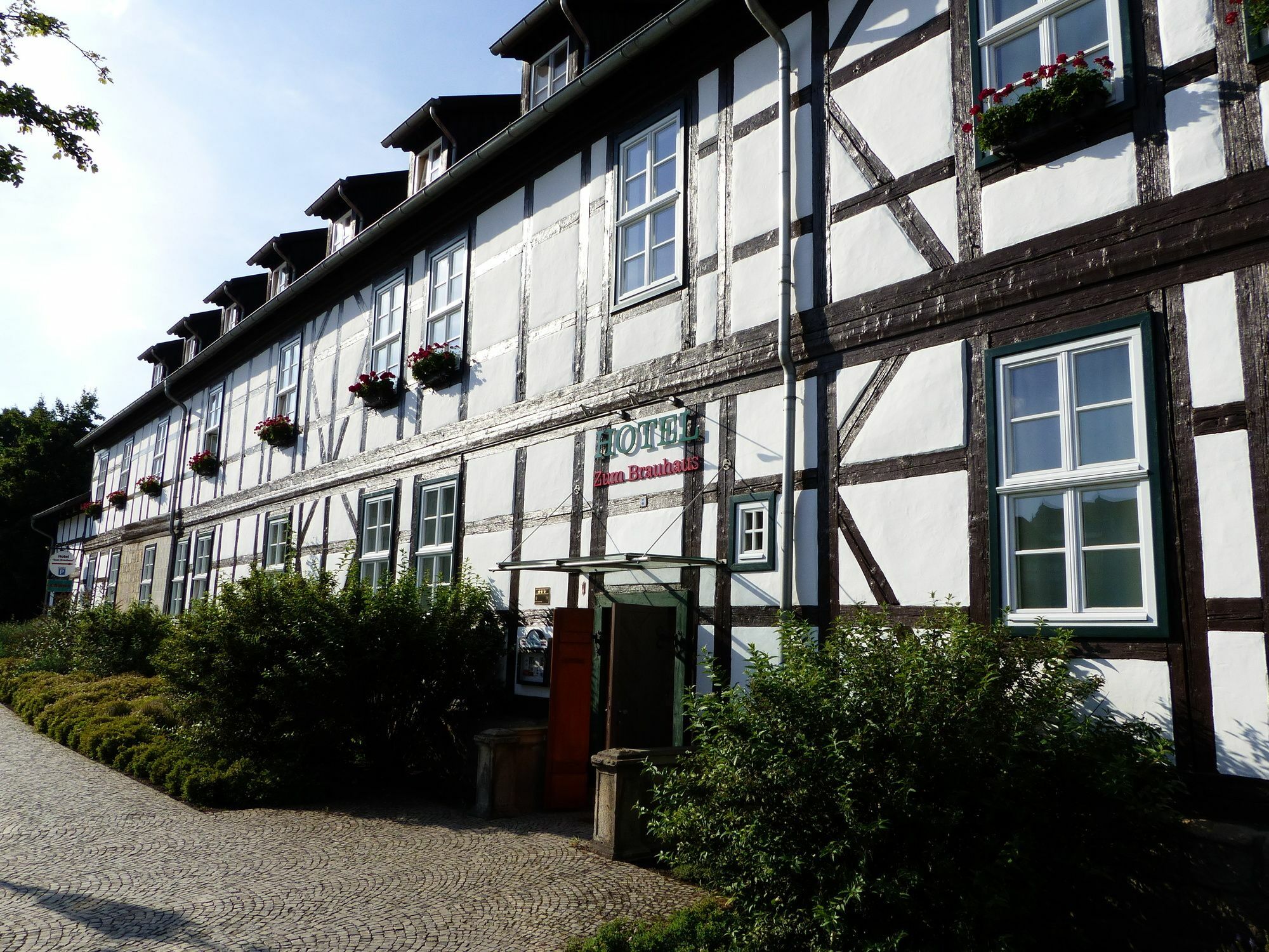 Hotel Zum Brauhaus Quedlinburg Bagian luar foto